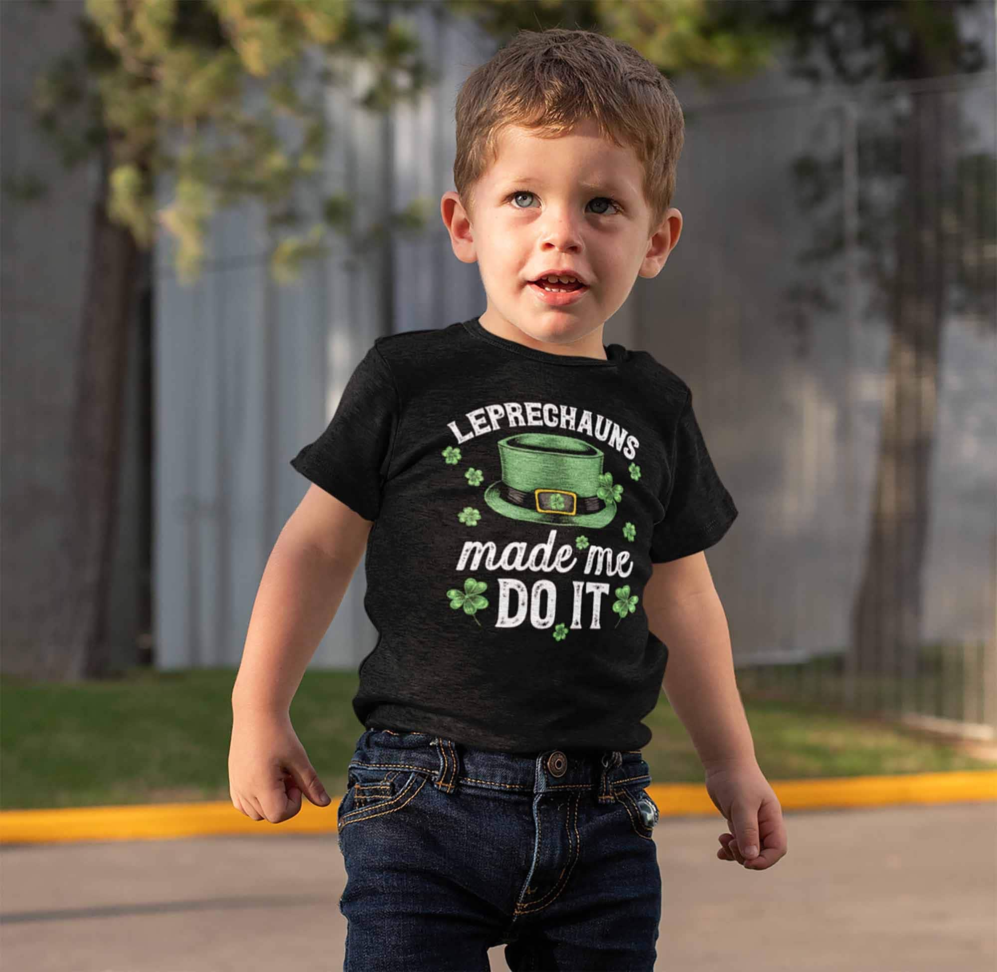 Kids Funny St. Patrick's Day T Shirt Leprechauns Made Me - Etsy
