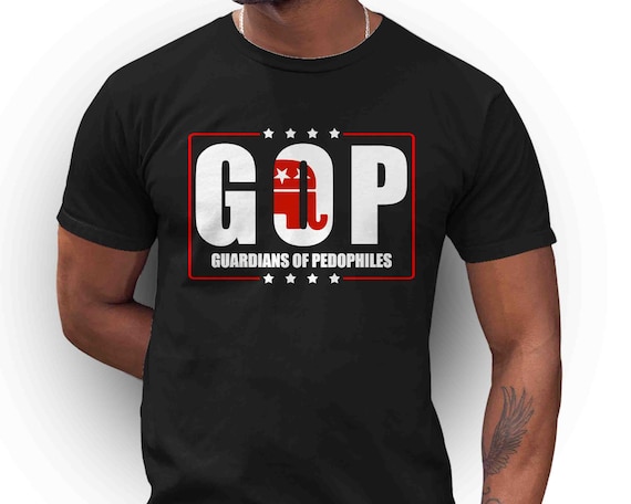 Anti Trump TShirt Anti Maga Shirt GOP Guardians Of Pedophiles Epstein Files Protest Rally Tee Democrat Gift Idea For Men