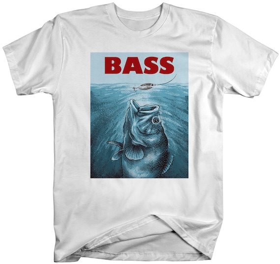 Men's Funny Bass Fishing T Shirt Fishing Shirts Bass Fisherman T-shirt  Fisherman Shirt Fishing Gift Idea Tee -  New Zealand