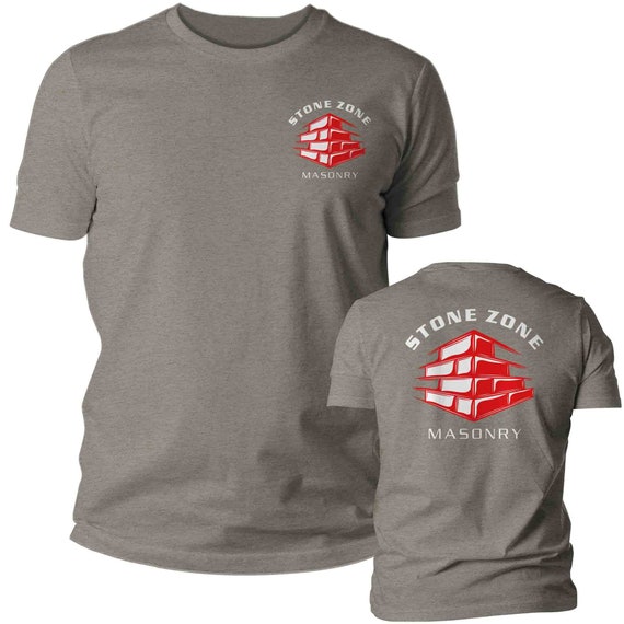 Men's Custom Masonry Shirt Personalized Stone Brick Layer