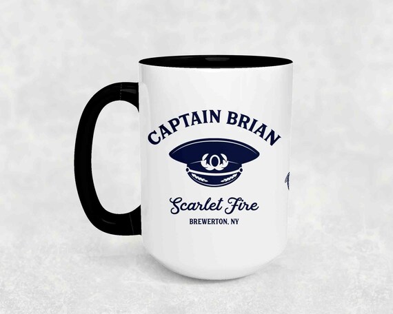 Personalized Captain Coffee Mug Boater Gift Cup Boat Accessories Custom Boat Gift 15 oz. 20 oz. Anchor Nautical Gift Giant Mug