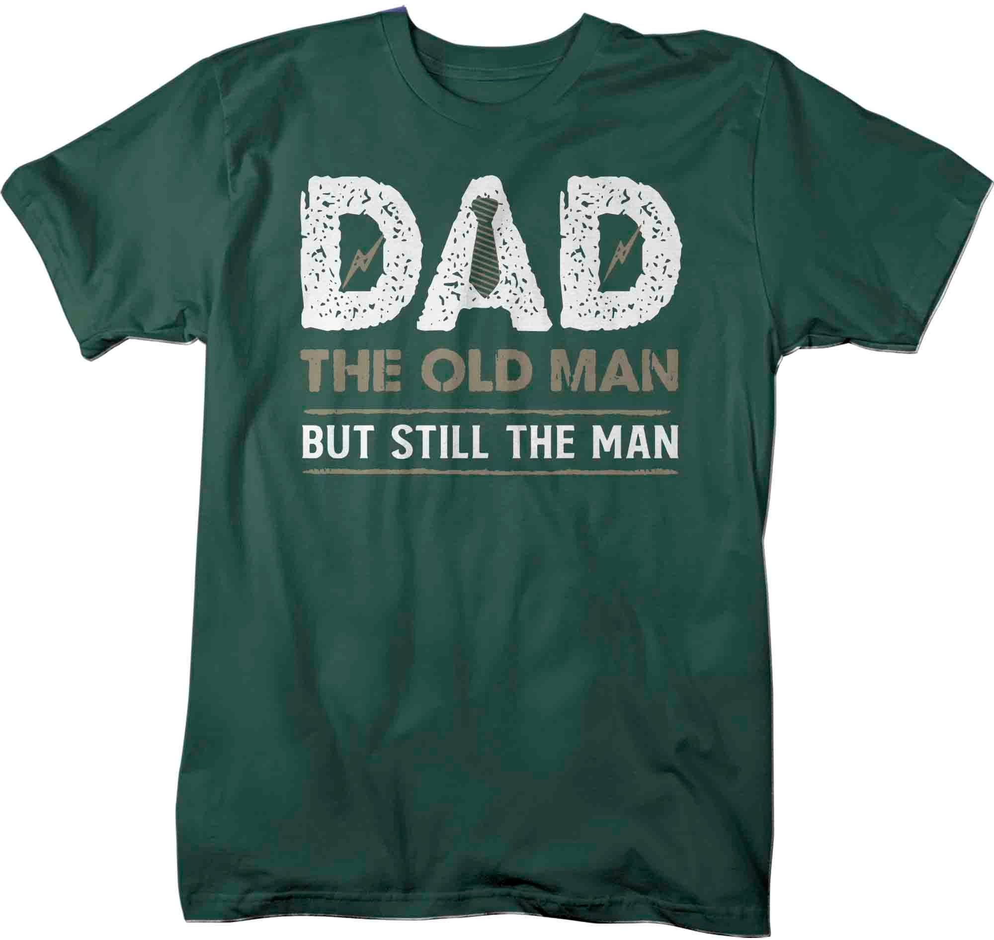 Men's Funny Dad Shirt Old Man T Shirt Gift for Dad the Man Etsy UK