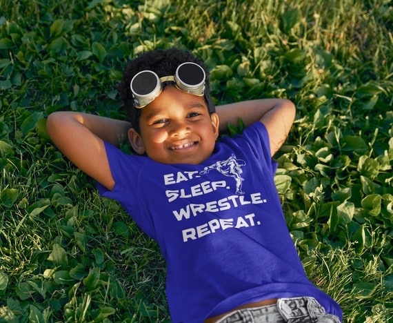 Eat Sleep Wrestle Repeat T-Shirt Wrestling Gift Shirt Eat Sleep Wrestle Repeat T-Shirt Wrestling Gift Shirt