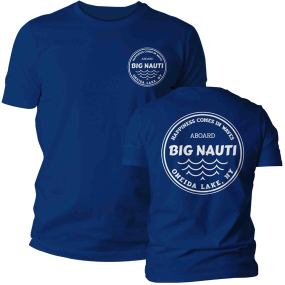 Men's Personalized Boat Gift Custom Shirts Waves Nautical Yacht Captain Vintage T Shirts Sail Boater TShirt Sailor Unisex Mans Gift Idea