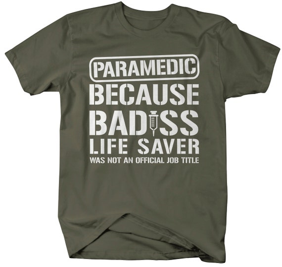THIS IS WHAT AN AMAZING PARAMEDIC LOOKS LIKE T-SHIRT Cotton Mens Ladies 