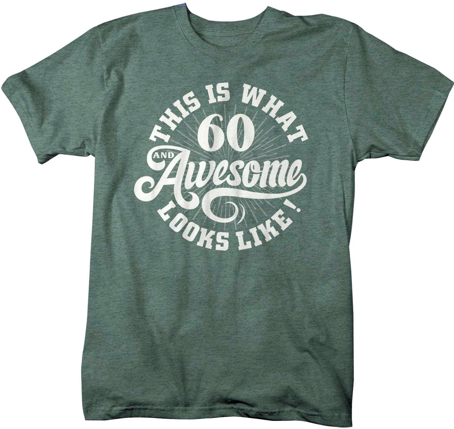 Men's Funny 60th Birthday T Shirt 60 and Awesome Shirts Etsy