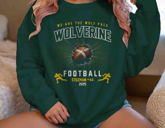 Men's Personalized Football Sweatshirt Custom Football Senior Shirt Personalized Dad Crewneck Mom Glass Breakout Custom Unisex Gift Idea