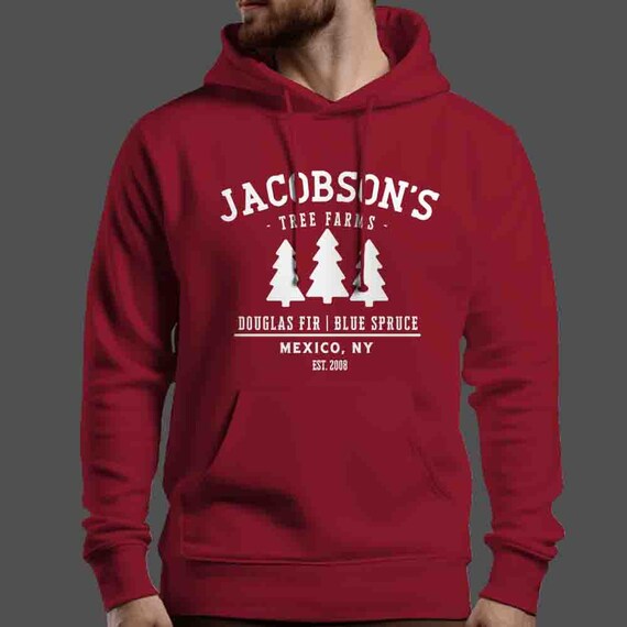 Men's Personalized Tree Farm Hoodie Christmas Tree Pullover Farmer Gift Idea Custom Farm Fir Spruce T Sweatshirt Pine Hooded Man Unisex