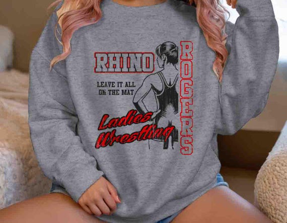 Men's Personalized Wrestling Sweatshirt Custom Ladies Wrestler Dad Athletic Logo Team Crewneck Female Wrestlers Custom Unisex Gift Idea