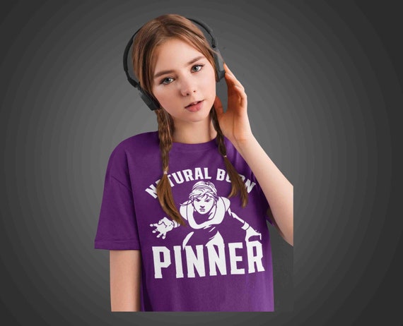 Kids Wrestling Shirt Natural Born Pinner T-Shirt Female Wrestler Girls Wrestling Gifts Wrestle Saying Gift Novelty Funny Tshirt Youth
