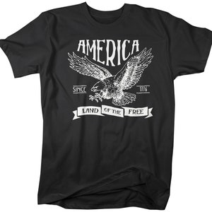 Men's Vintage America T-shirt Vintage Patriotic Shirts 4th - Etsy