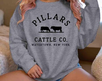 Personalized Cattle Co. Sweatshirt: Custom Farm Logo Pullover