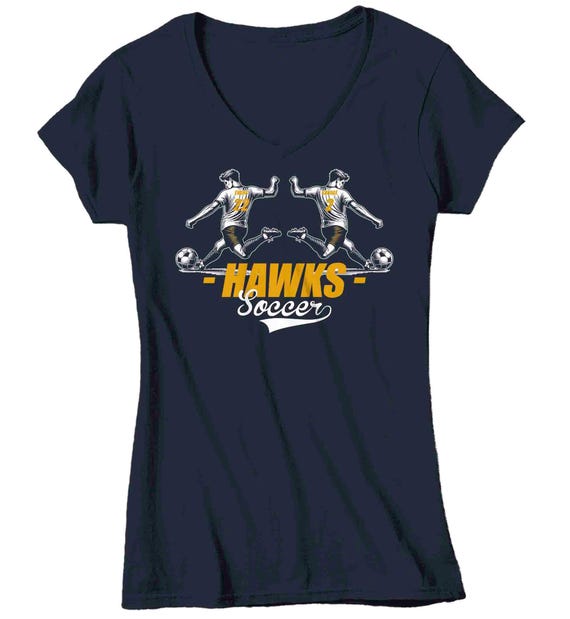 Women's Personalized Soccer T Shirt Custom Soccer Shirt Personalized Soccer Mom 2 Players Two Boys Custom Ladies Gift Idea
