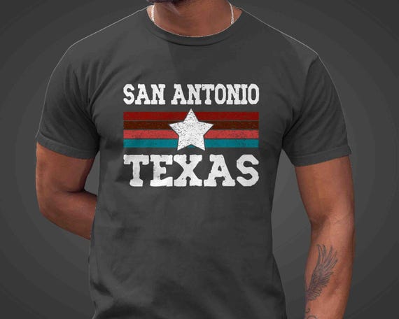 Men's San Antonio Texas Shirt Texas TShirt Vintage T Shirt Gift Idea For Him Texas Pride State Travel Gift Men Tee TX Southern Gift Unisex