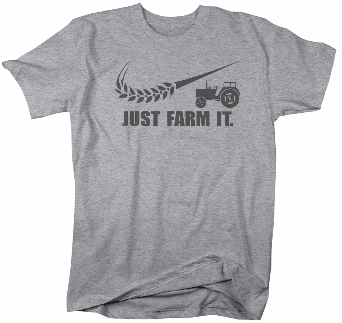 Men&rsquo;s Funny Farm T Shirt Just Farm It Farmer Shirt Farming - Etsy