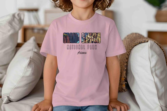 Kids Grand Canyon Shirt National Park Shirt Hiker T Shirt Gift Idea Him Since 1919 Typography Commemorative Unisex Arizona AZ Tee Hiked