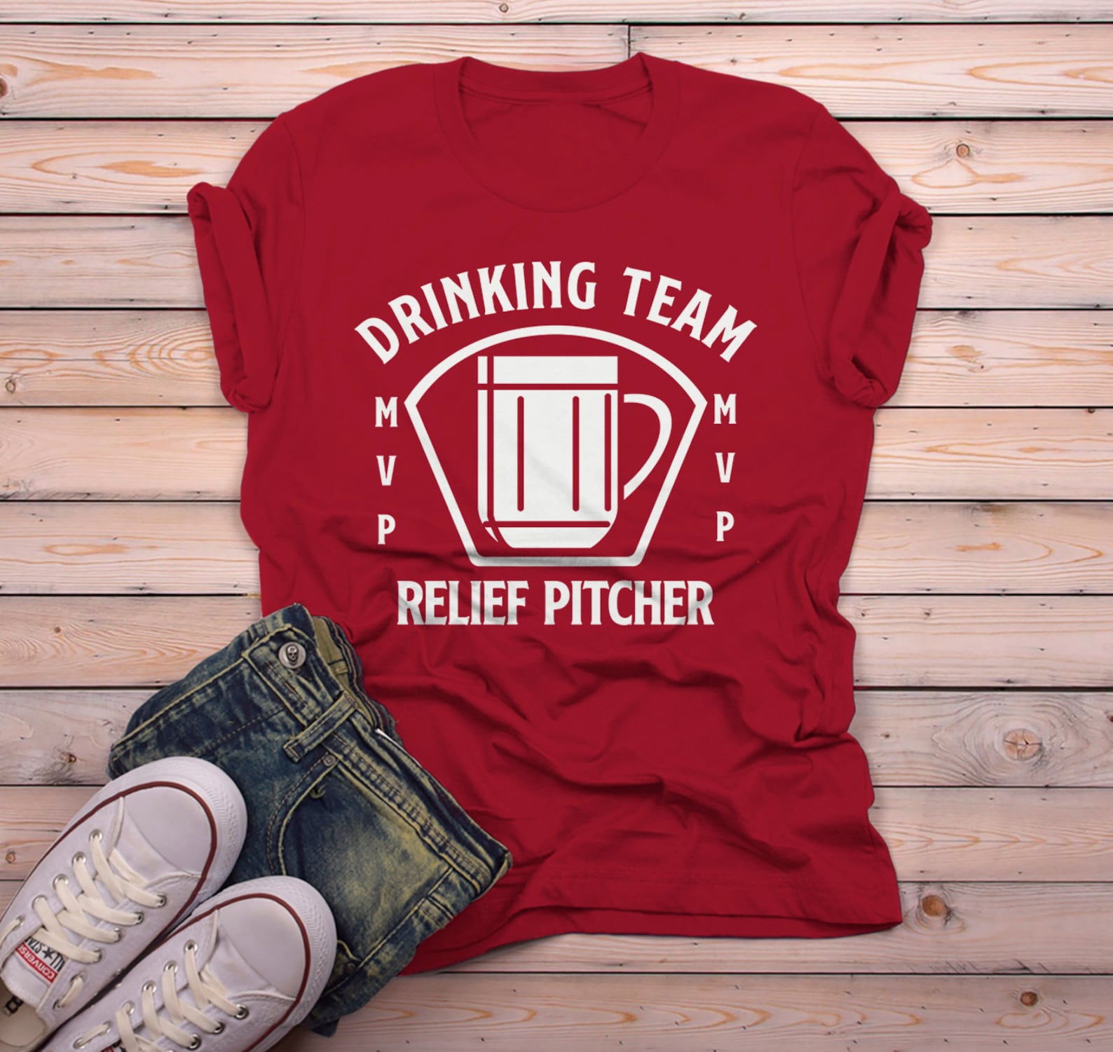 Men's Funny Beer T Shirt Relief Pitcher Shirt Drinking Etsy