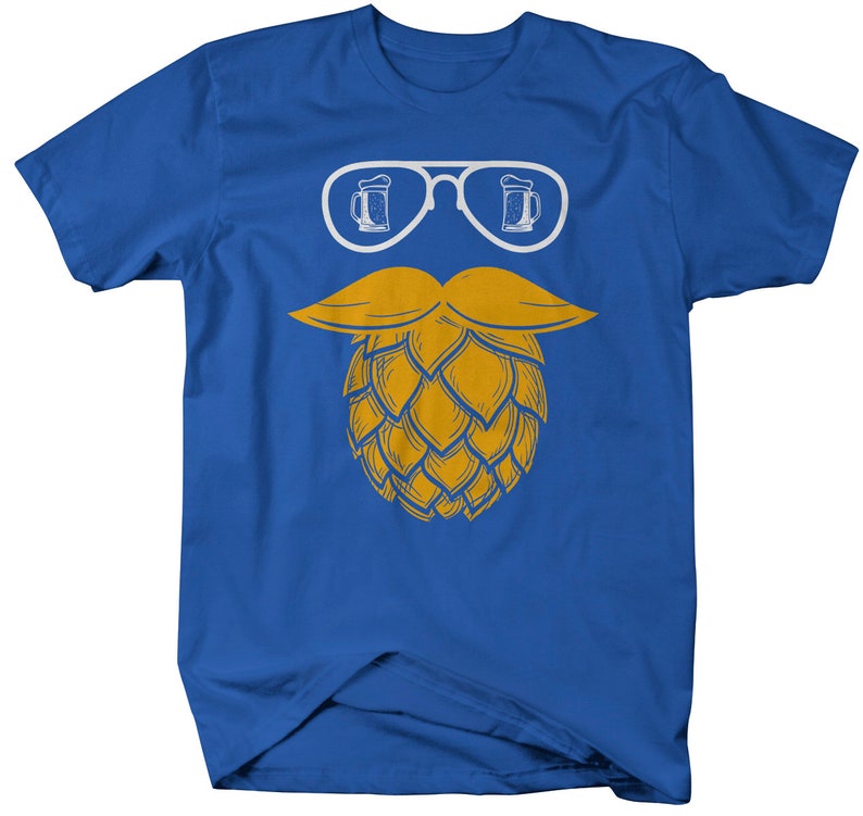 Men's Beerd Tshirt Hipster Beer Shirts Beard Mustache Etsy