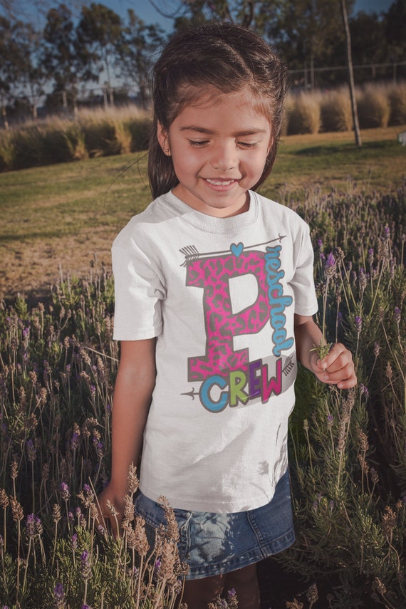 Girls Preschool T Shirt Preschool Crew 