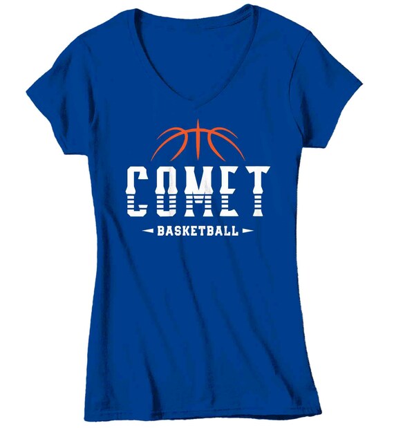 Women's Personalized Basketball T Shirt Custom Basketball Shirt Personalized Hoops Team Pride Custom Ladies Shirts Mom Gift Idea