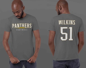Personalized Football Team Shirt: Custom Name & Number, Unisex Fit