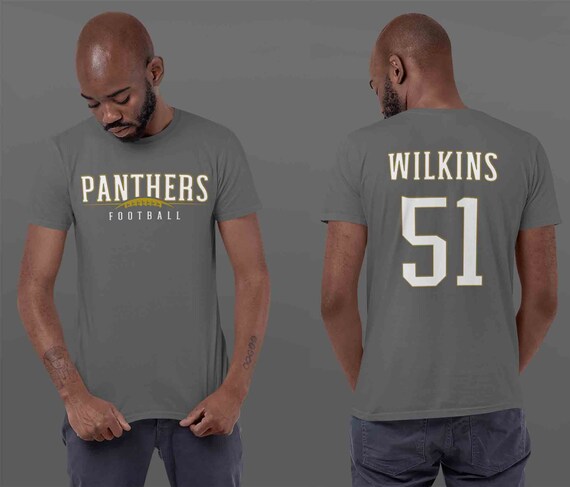 Men's Personalized Football T Shirt Custom Football Dad Shirt Personalized Football Mom Team Rear Printed Custom Unisex Shirts Gift Idea