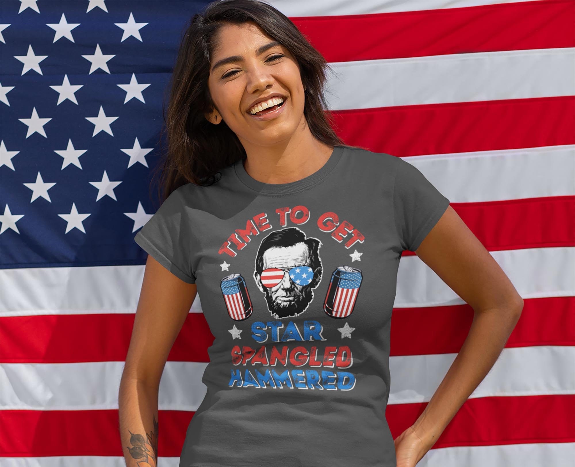 Shirt Star Spangled Hammered - Etsy 