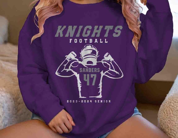 Men's Personalized Football Sweatshirt Custom Football Crewneck Player Dad Shirt Mom Team Custom Unisex Cool Shirts Gift Idea
