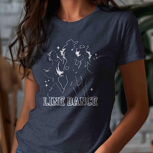 Women&#39;s Line Dance Shirt Cowgirl Boots Western Dancing TShirt Tee Cute Country Bar West Minimal Southern Unisex T Shirt Dancer Men&#39;s