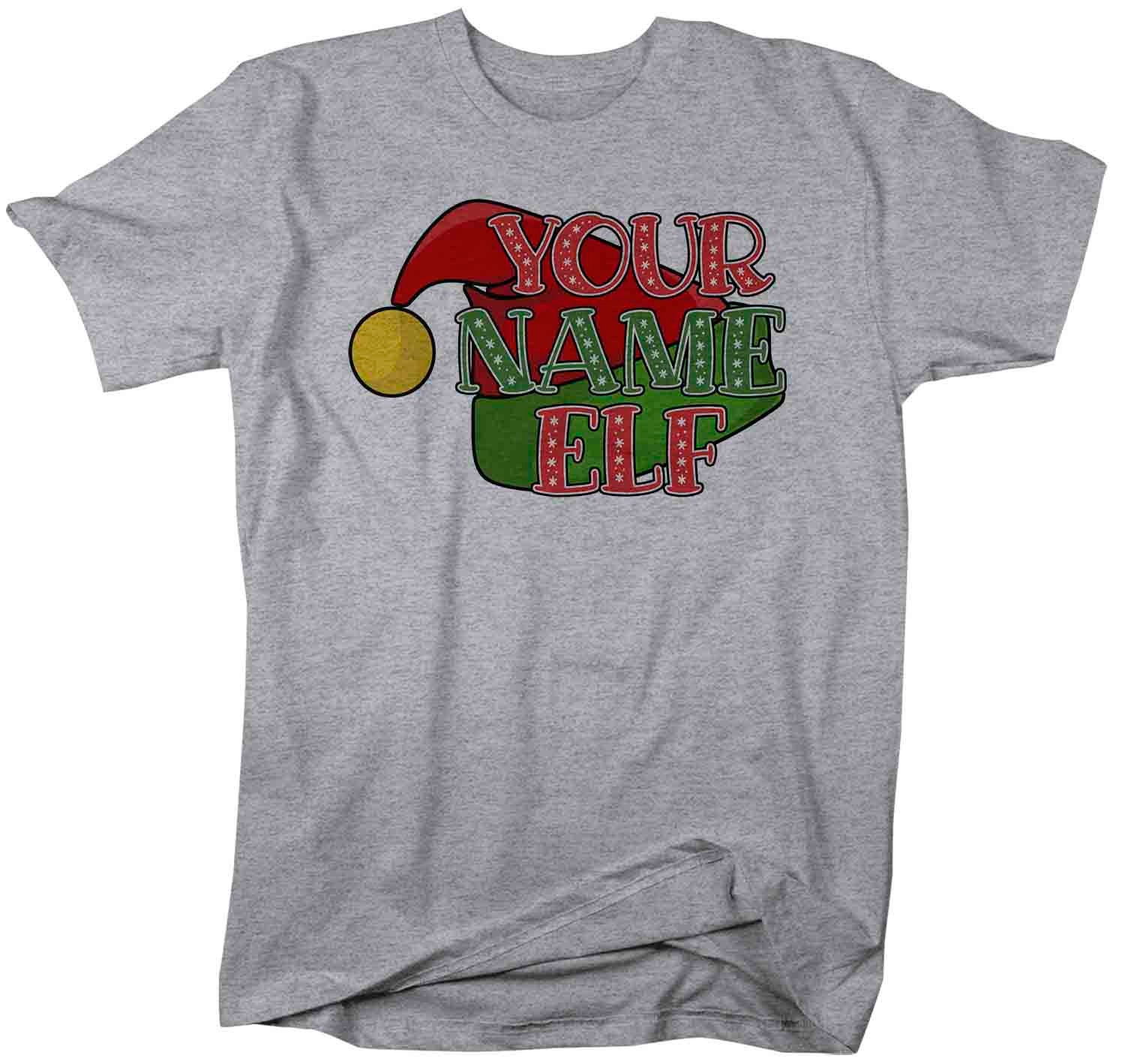 Men's Personalized Elf T Shirt Custom Elf Shirt Cute Etsy
