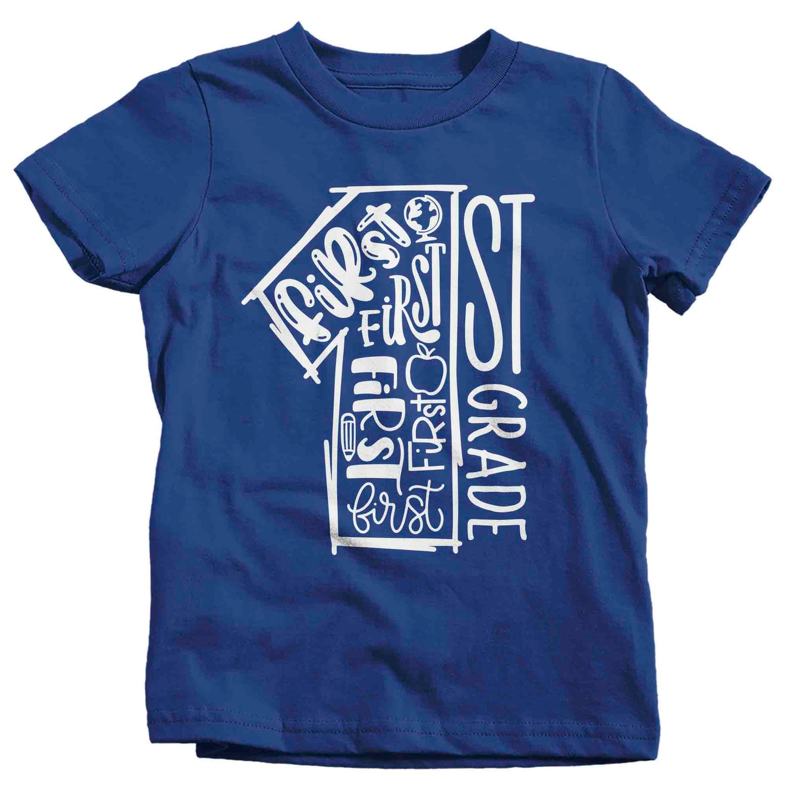 Kids Cute First Grade Shirt Typography T Shirt Cool Tee Etsy
