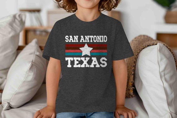 Kids San Antonio Texas Shirt Texas TShirt Vintage T Shirt Gift Idea For Him Texas Pride State Travel Gift Tee TX Southern Gift Unisex Youth