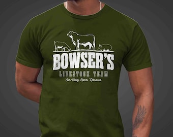 Personalized Livestock Team T-Shirt: Custom Farm Show Tee