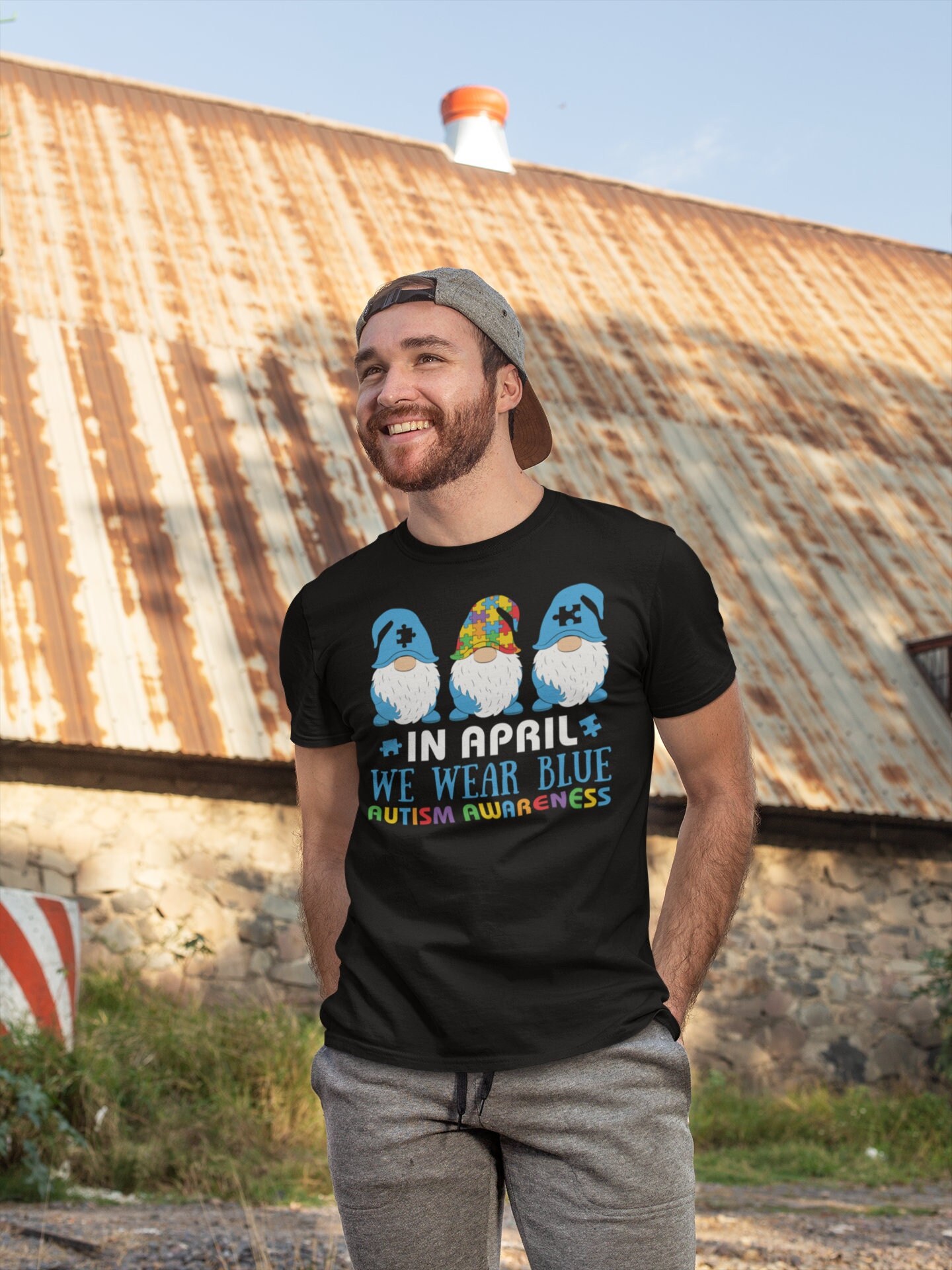Shirt in April We Wear Blue Shirt Cute 