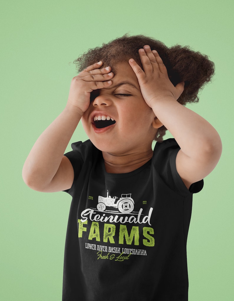 Kids Personalized Farm T Shirt Vintage Farming Shirt Personalized Farm Tractor Shirts Custom Farm T Shirt Boys Girls Youth image 1