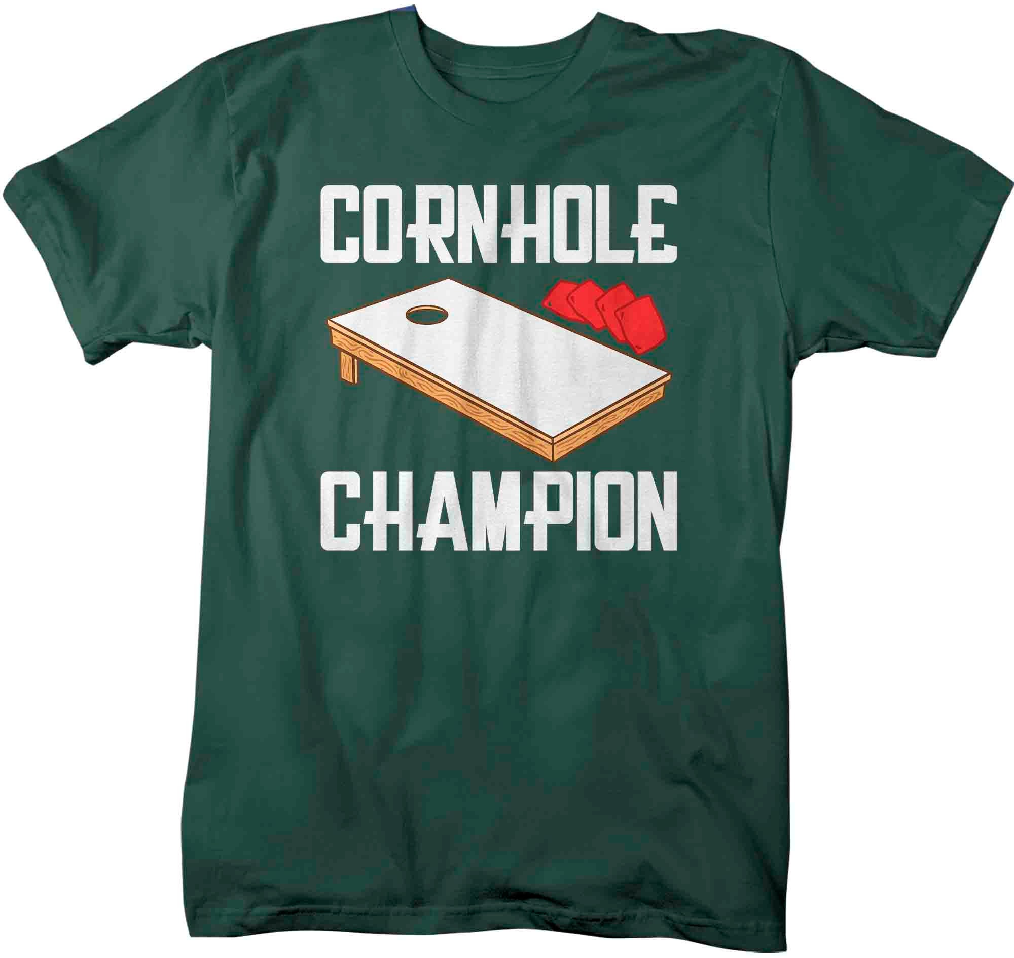 Men's Cornhole T Shirt Cornhole Champion Shirt Corn Hole Etsy UK