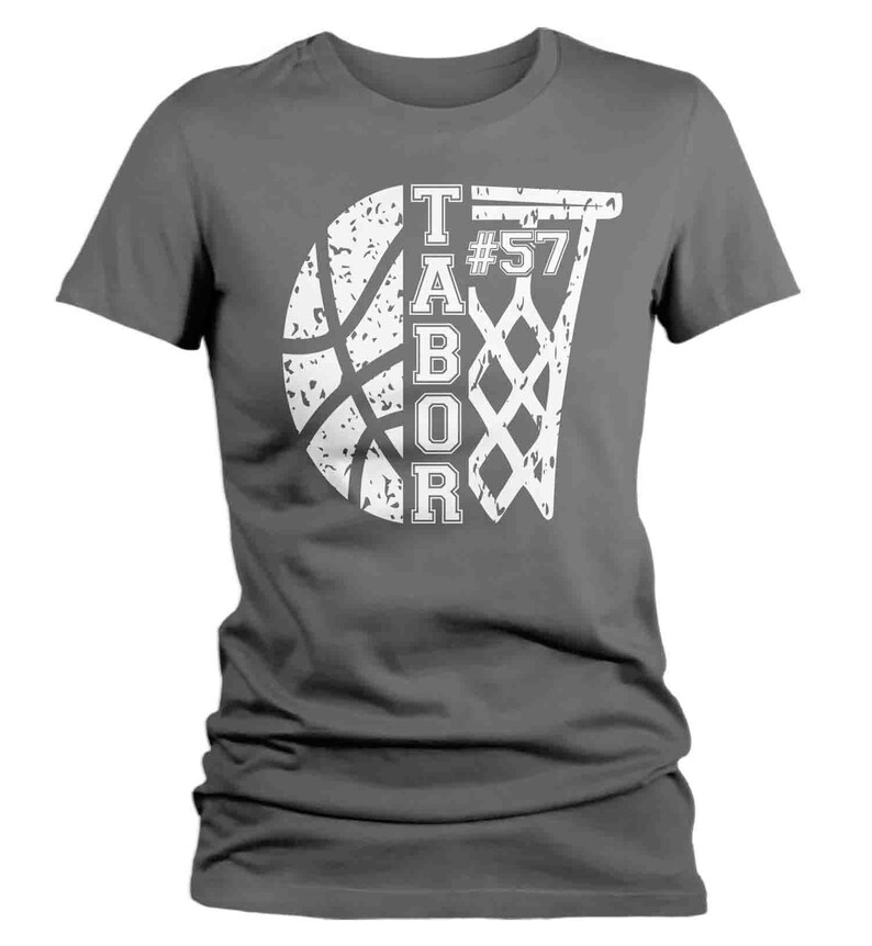 Women's Personalized Basketball T Shirt Custom Basketball Etsy