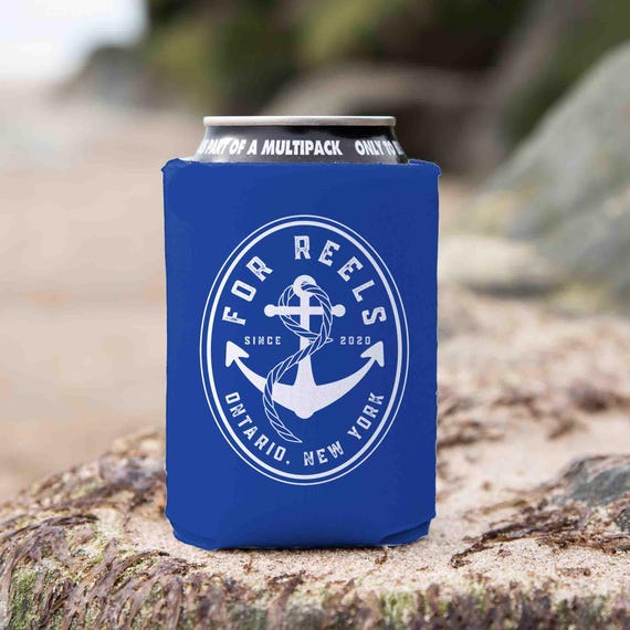 Personalized Anchor Can Cooler: Nautical Boating Gift