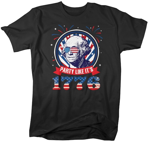 Patriotic Hipster 4th Of July Party Gift T-Shirt Patriotic Hipster 4th Of July Party Gift T-Shirt