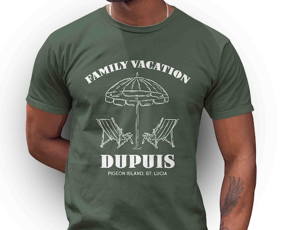 Custom Matching Beach Chairs Vacation T-Shirt: Personalized Cruise Resort Minimal Tee Group Unisex