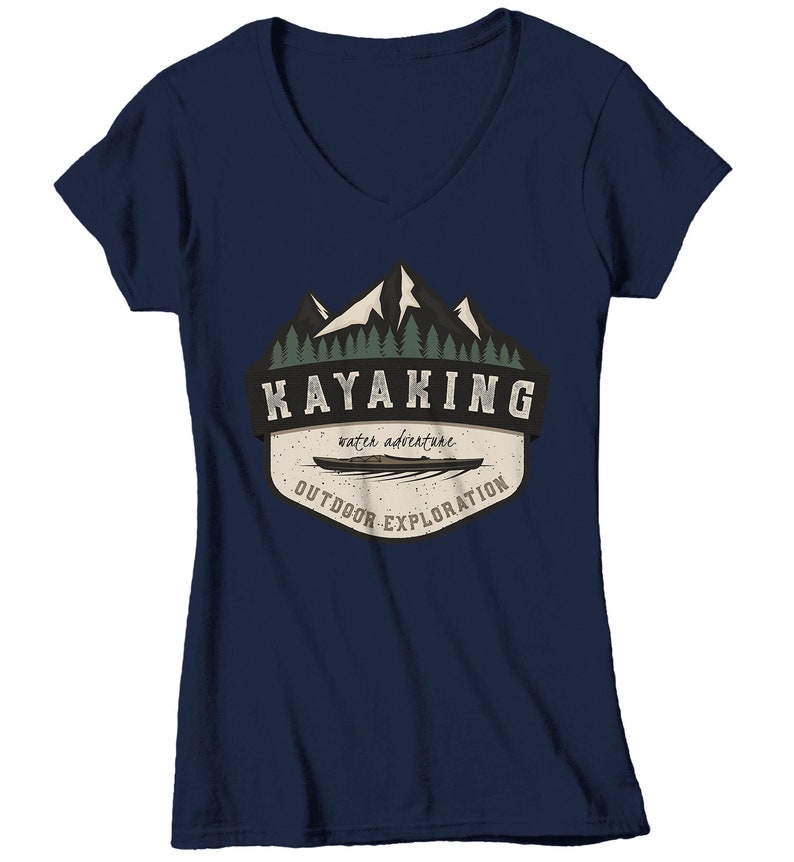 Women's Kayaking Shirt Water Adventure Shirts Kayak Etsy
