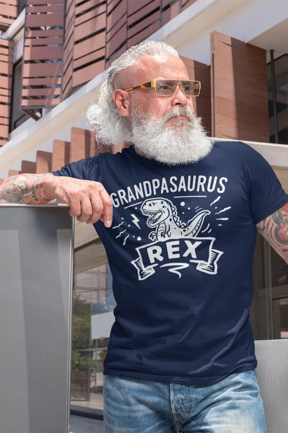 Men's Funny Grandpa T Shirt Father's Day Gift Grandpasaurus Rex Shirt Dinosaur Shirt T Rex Shirt Matching Shirts Family Gift Idea