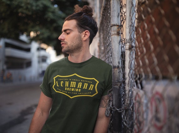 Men's Personalized Brewing Shirt Vintage Brewery T Shirt Custom Beer Tee Craft Beer Restaurant Home Brew Makes Beer Batch Unisex Man