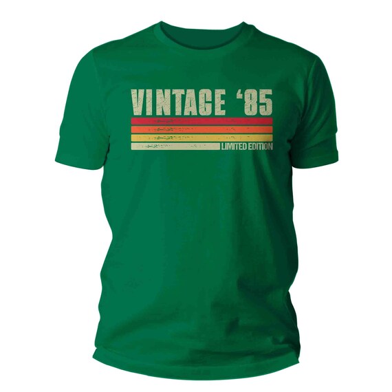 Men's 1985 Vintage Birthday Shirt 40th Birthday T Shirt Forty Years Gift Bday Gift Men's Unisex Limited Edition Tee 40 Bday Man Bella Canvas