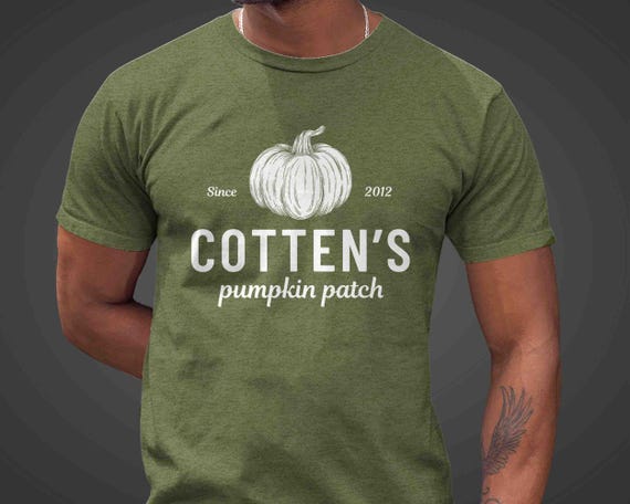 Personalized Pumpkin Farm T-Shirt: Custom Fall Farmer Tee, Vintage Logo
