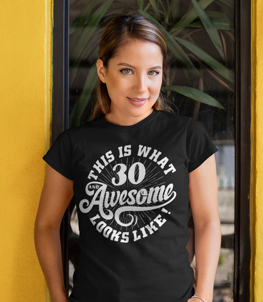 Women's Funny 30th Birthday T Shirt 30 and Awesome Shirts Etsy