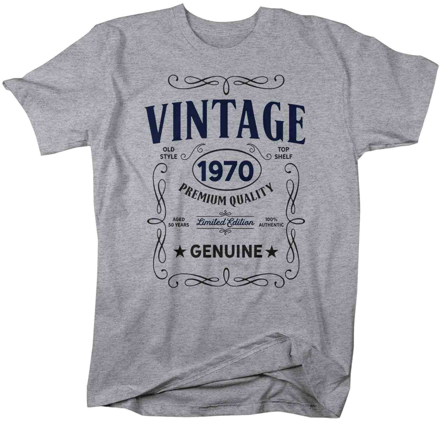 Men's Vintage 1970 50th Birthday T-Shirt Classic Fifty | Etsy