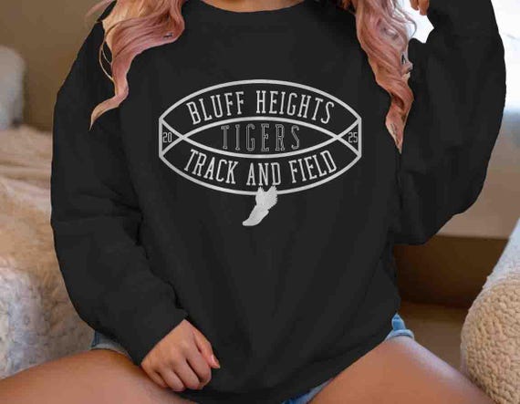 Men's Personalized Track & Field Sweatshirt Runner Crewneck Run Sneaker Custom Track Star Gift Team Logo Man Unisex Modern Track Dad Mom