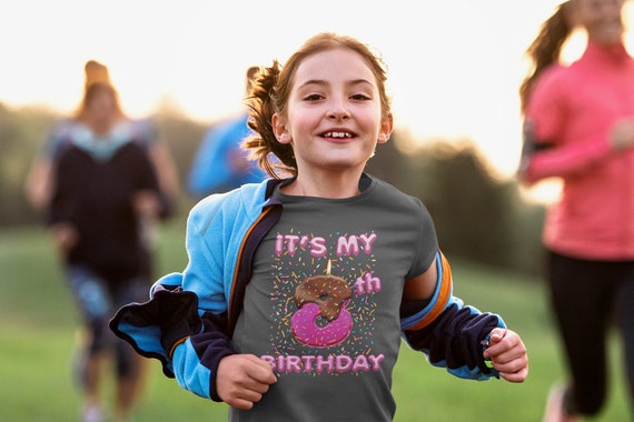 Kids 8th Birthday Shirt Cake Candle Fun Cute 8 Birthday T-Shirt Gift Idea For Kid Graphic Tee Youth Unisex Child Gift Idea