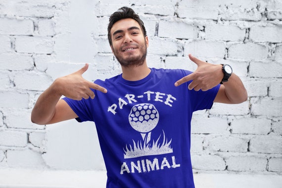 Men's Funny Golf T Shirt Par Tee Animal Shirt Golfer Shirts Hilarious Gift Idea Play On Words Graphic Tee